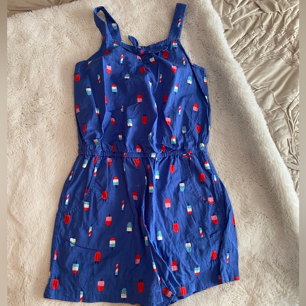 Cat & Jack Blue and Red Jumpsuit